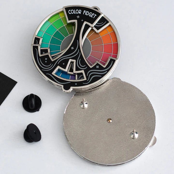 đColor Fidget Enamel Pin(âšA Wheel Of Twenty Hues)