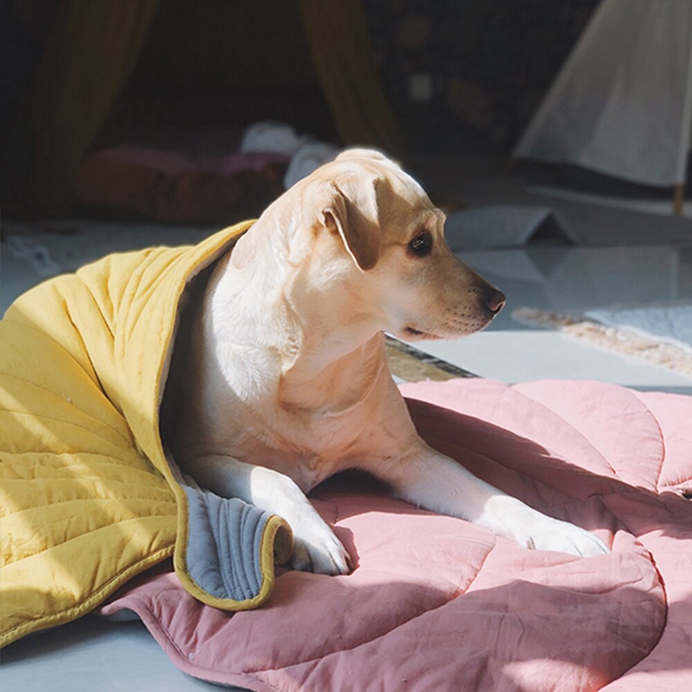 Sleep in Nature's Embrace: Leaf-Shaped Soft Bed Mat