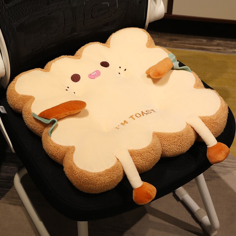 Toast Pillow Plush Toy