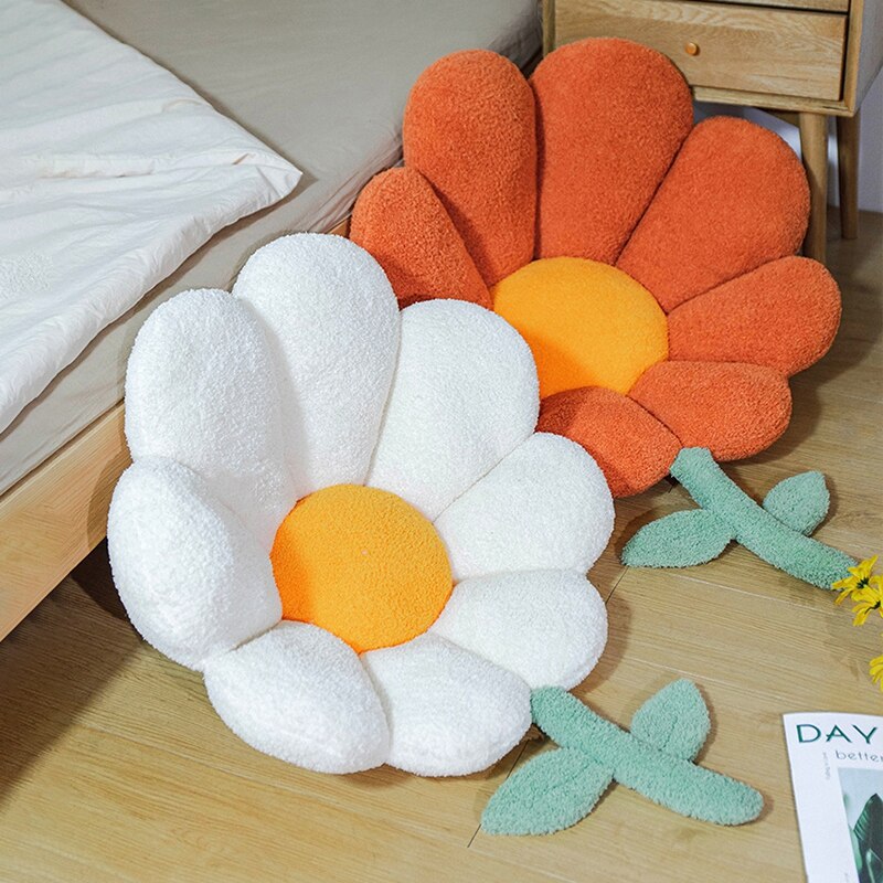 Floral Plush Cushion