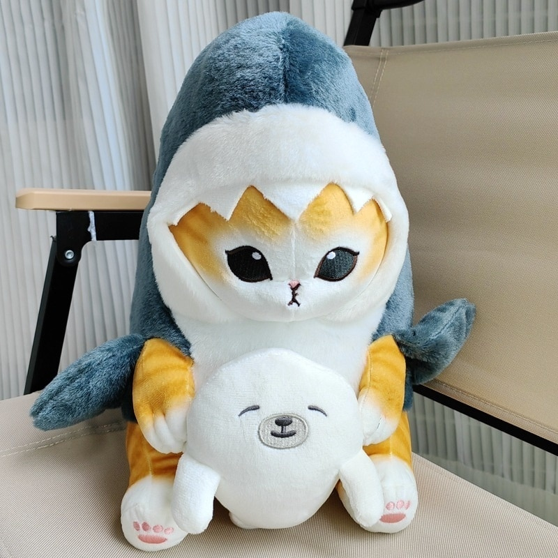 Cute Cat Shark Plush