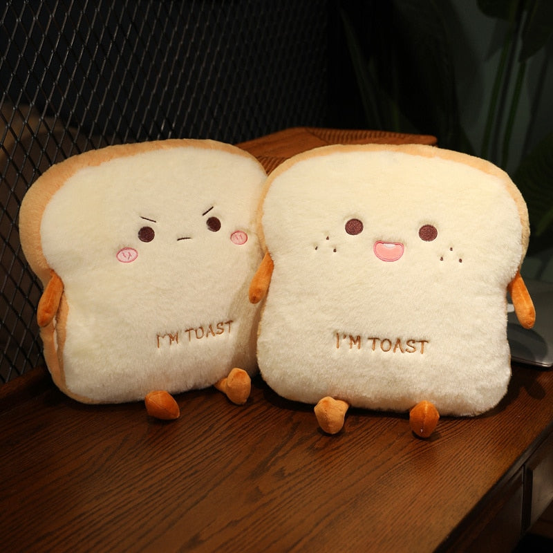 Toast Bread Hand Pillow
