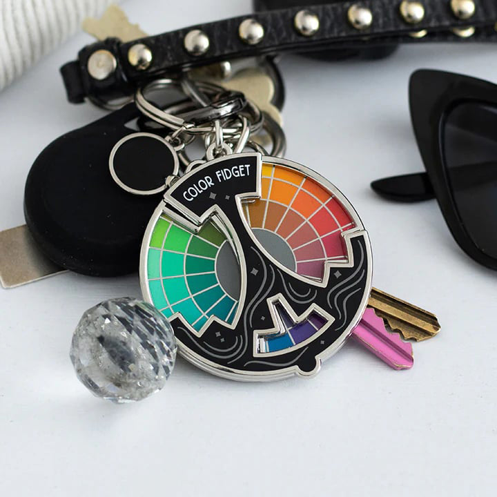 đColor Fidget Enamel Pin(âšA Wheel Of Twenty Hues)