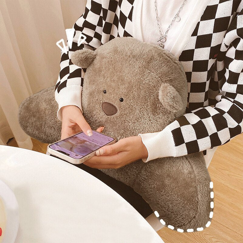 Bear-y Cute Backrest Pillow for Bed