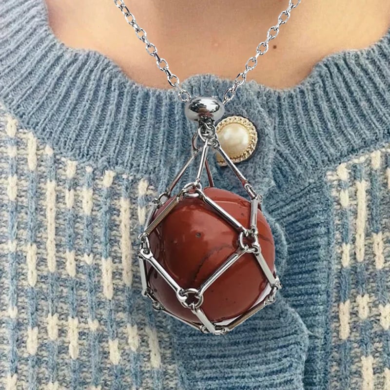 🔥49%OFF🔥 - New Crystal Stone Holder Necklace