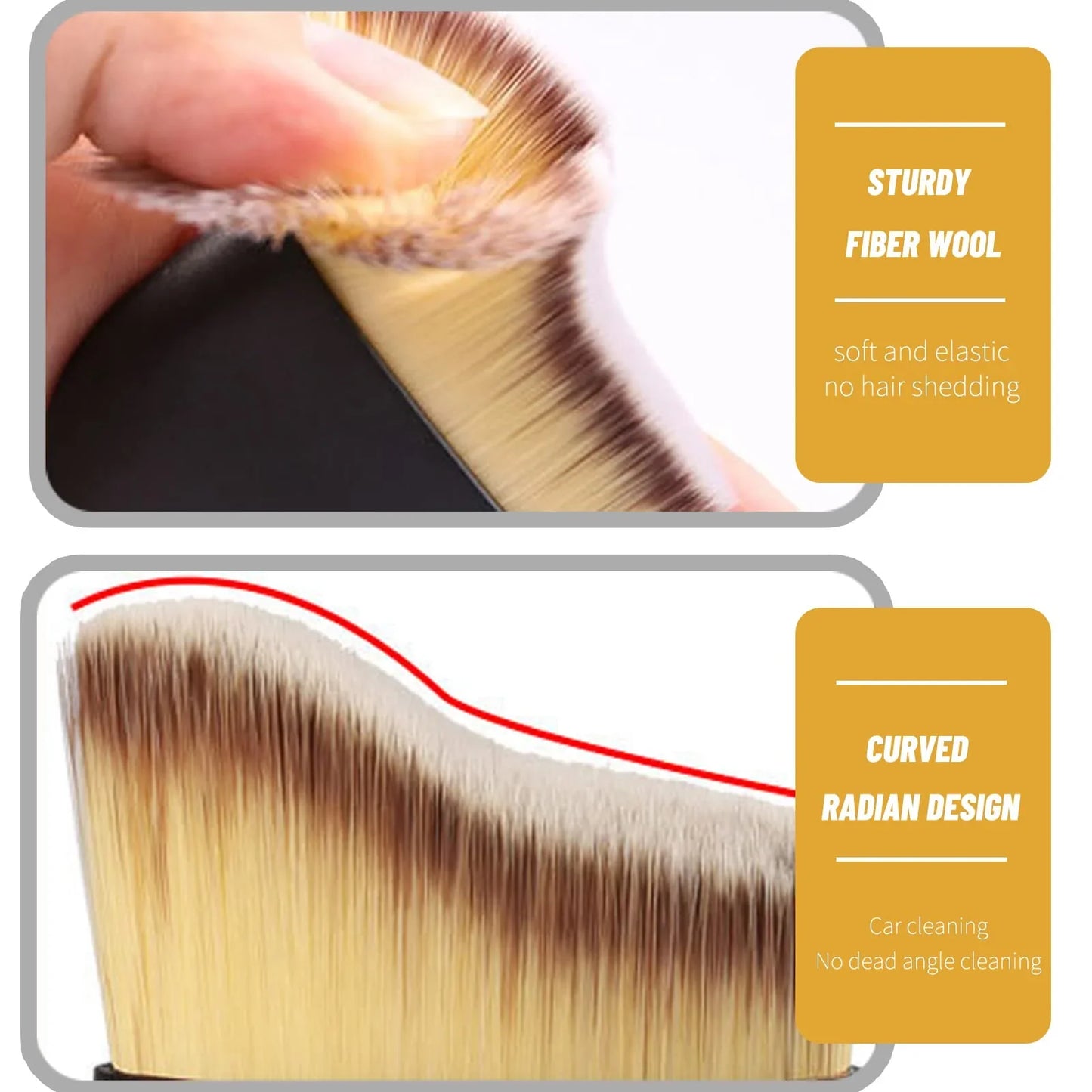 đ„Exclusive Logo CustomizationđCar Interior Cleaning Multi-Tool Brush(2PCS)