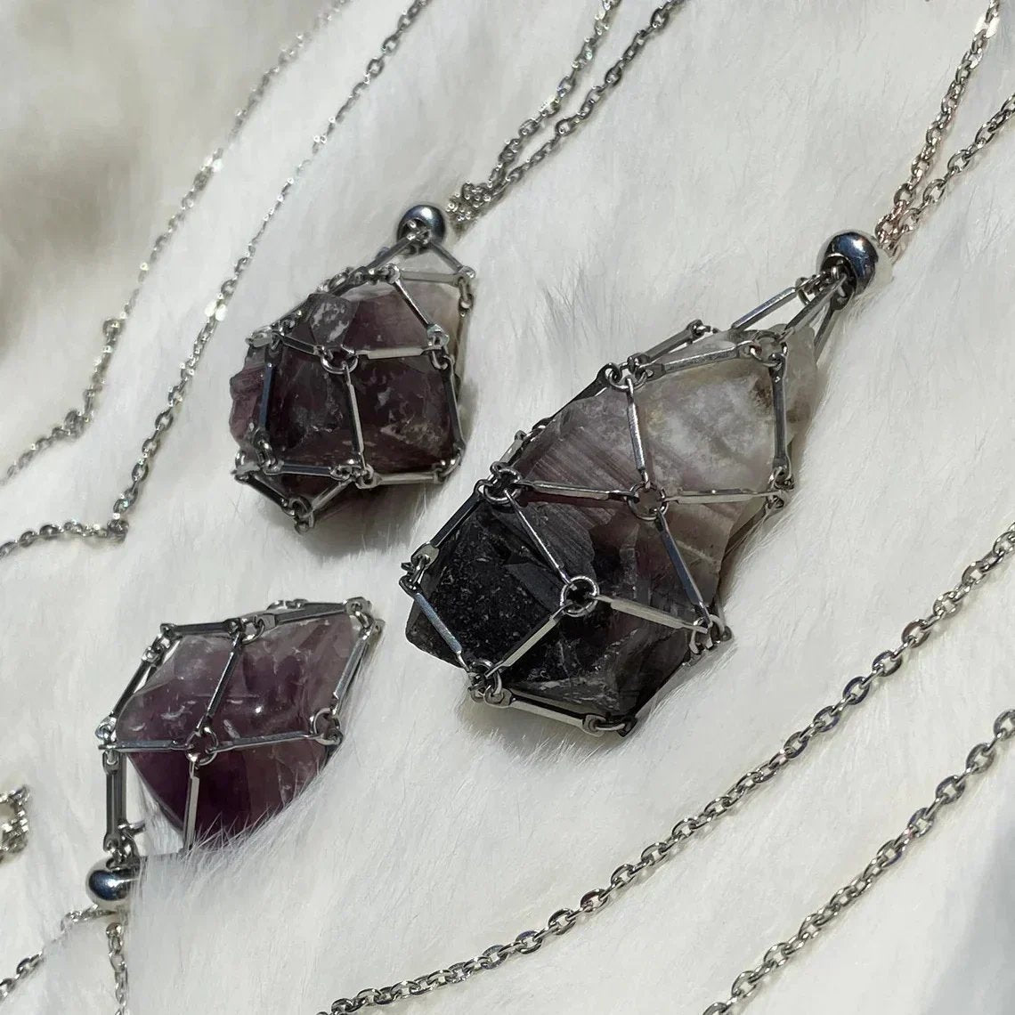🔥49%OFF🔥 - New Crystal Stone Holder Necklace