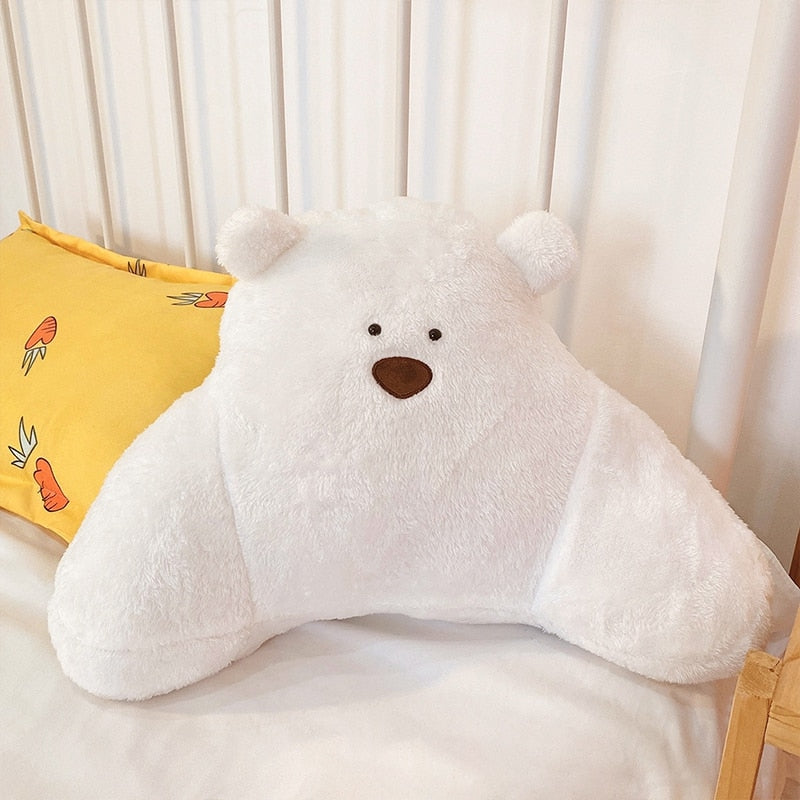 Bear-y Cute Backrest Pillow for Bed
