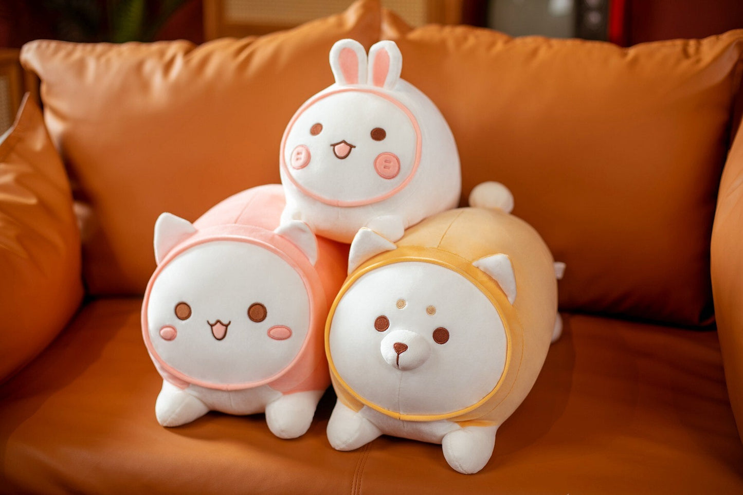 Cute Dog Cat Bunny Plush