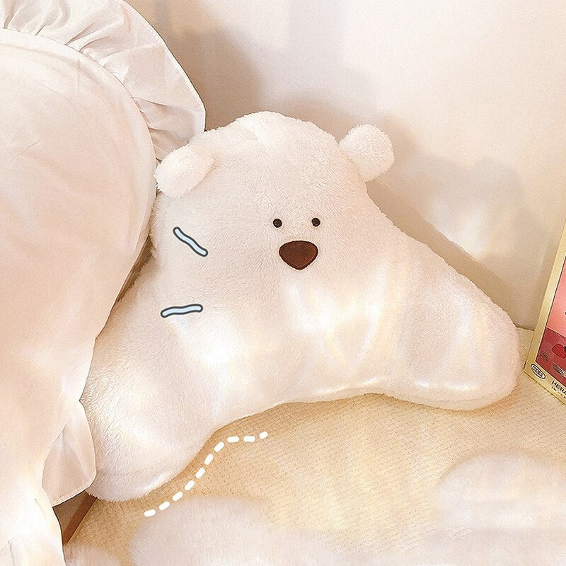 Bear-y Cute Backrest Pillow for Bed