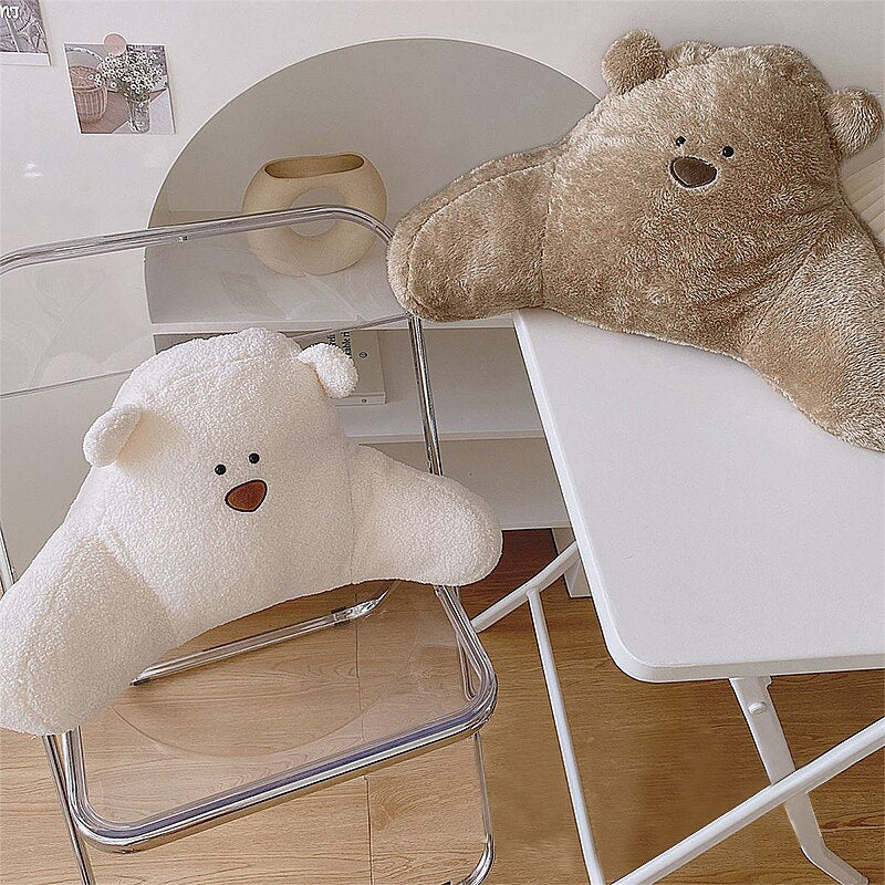 Bear-y Cute Backrest Pillow for Bed