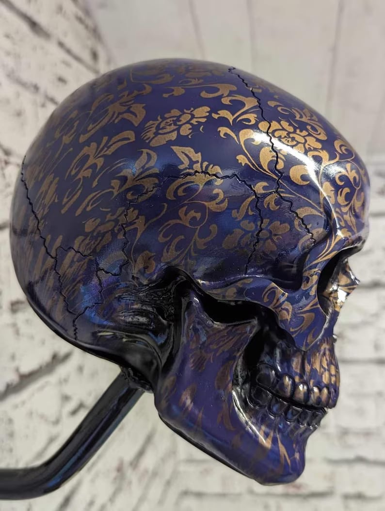 🏴☠️Motorcycle helmet and jacket skull holder🎁