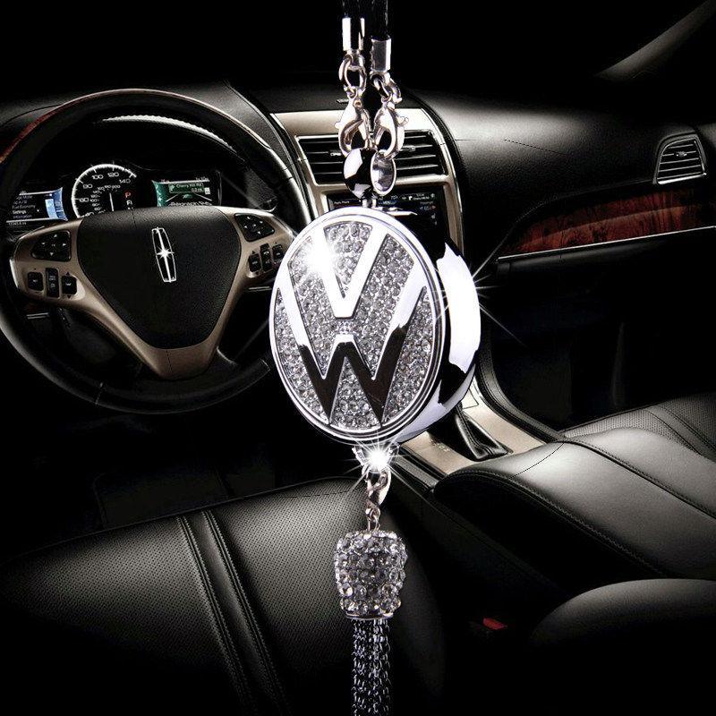 Rearview Mirror Diamond Perfume Pendant