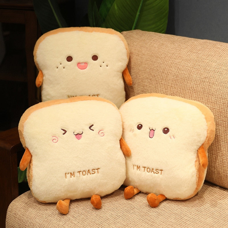 Toast Bread Hand Pillow