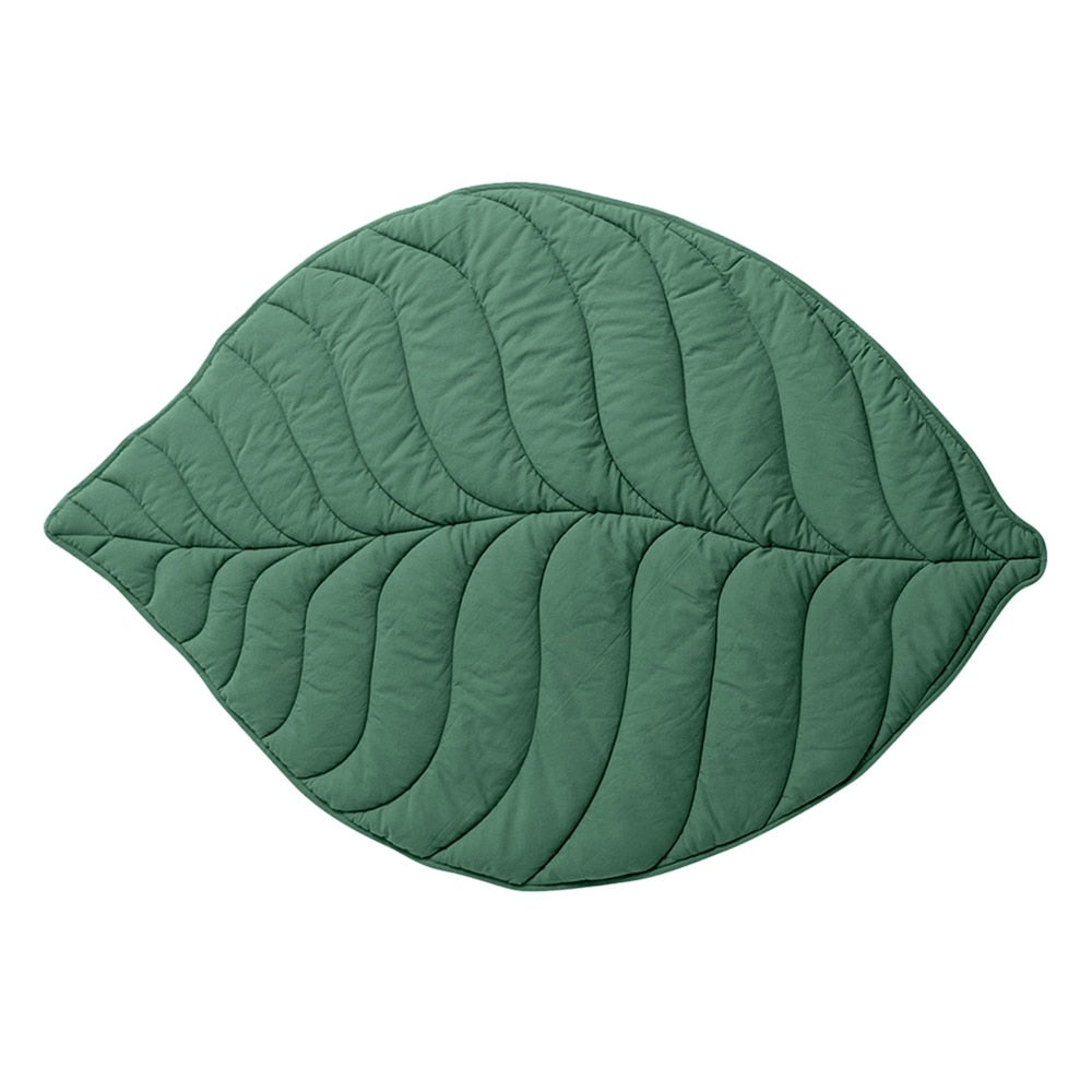 Sleep in Nature's Embrace: Leaf-Shaped Soft Bed Mat