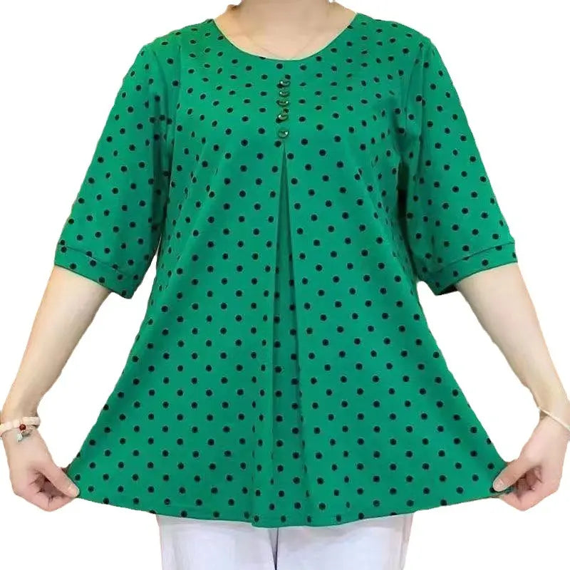 🔥Hot Sale - 49% OFF💝New Polka Dot Print Shirt
