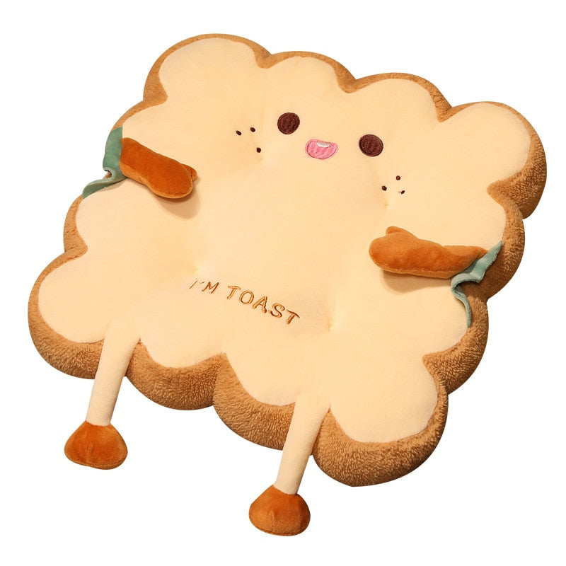 Toast Pillow Plush Toy