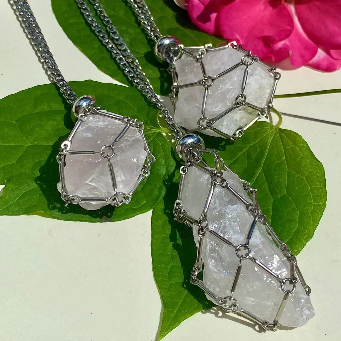 🔥49%OFF🔥 - New Crystal Stone Holder Necklace