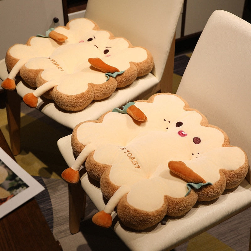 Toast Pillow Plush Toy