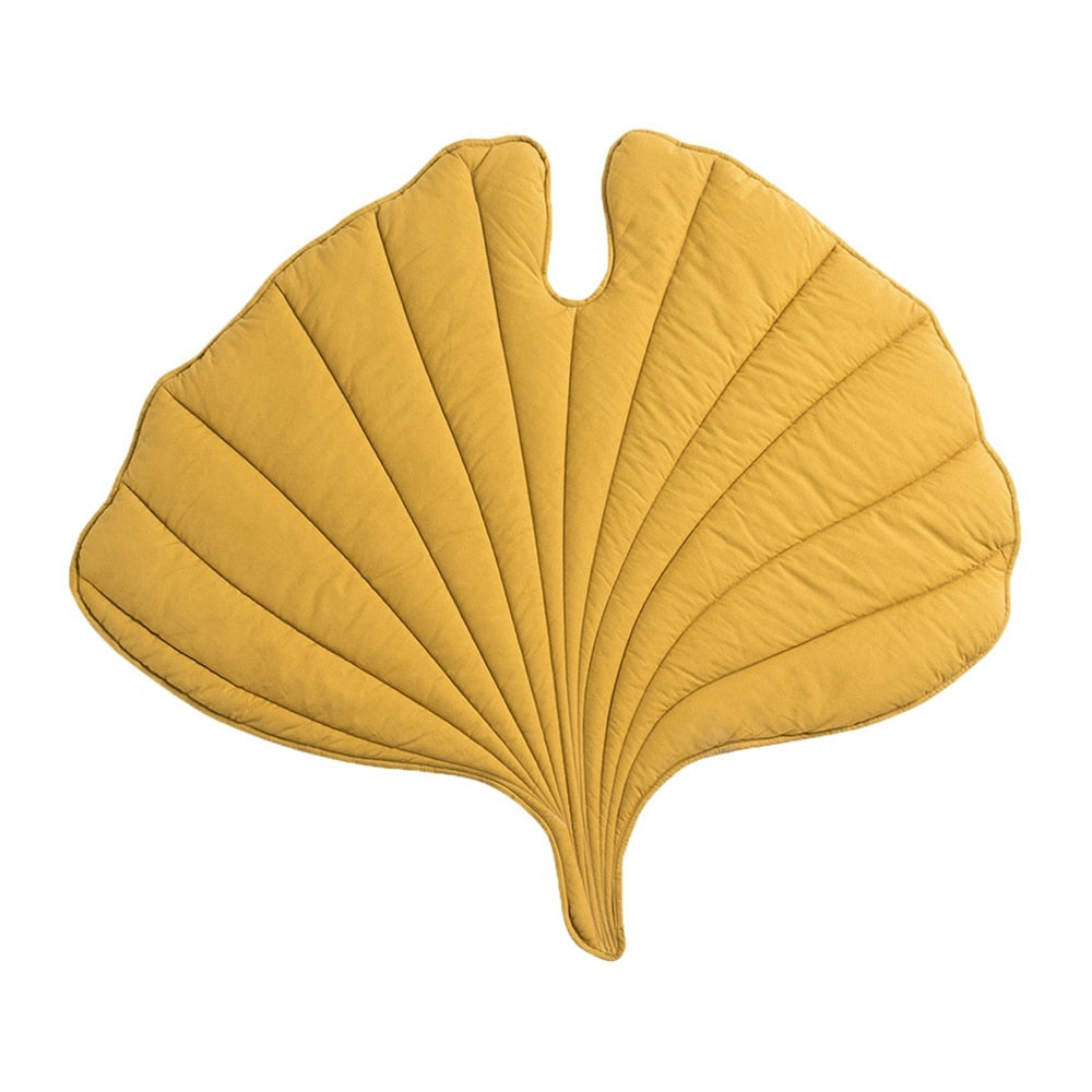 Sleep in Nature's Embrace: Leaf-Shaped Soft Bed Mat