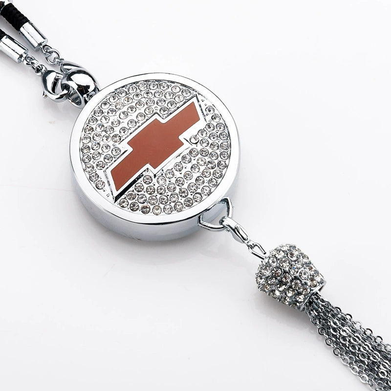 Rearview Mirror Diamond Perfume Pendant