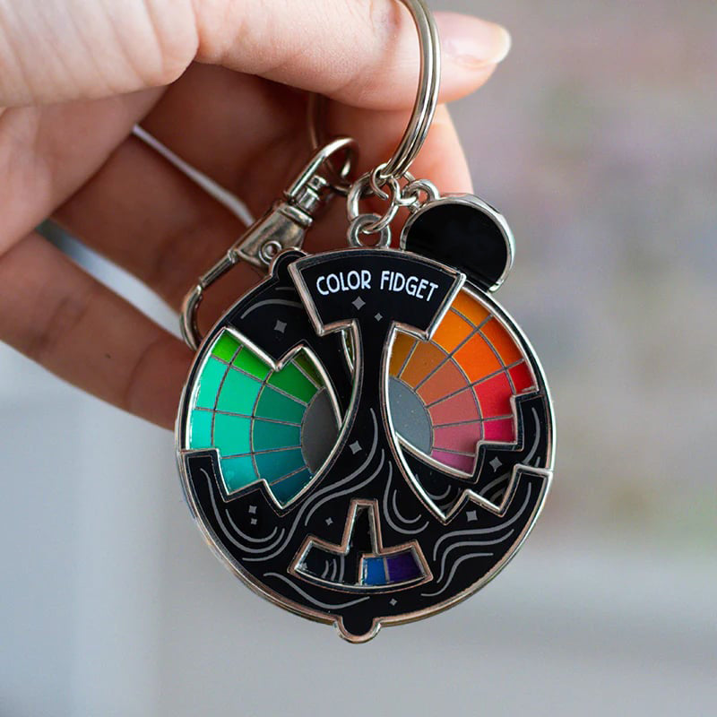 đColor Fidget Enamel Pin(âšA Wheel Of Twenty Hues)