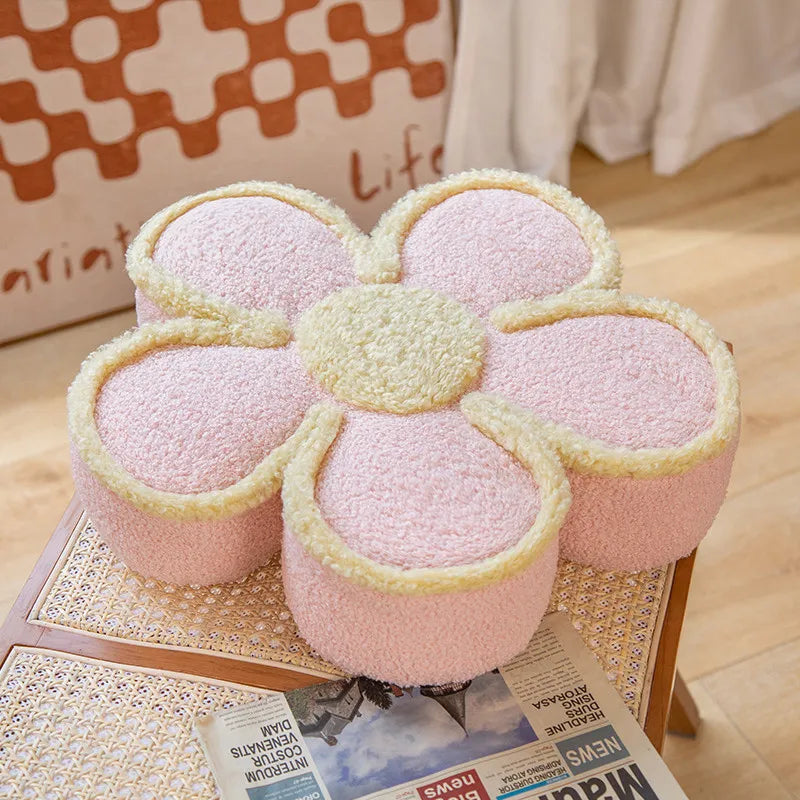 Stuffed Daisy Pillow