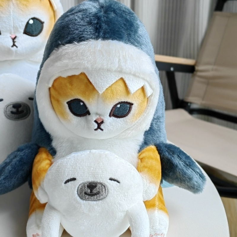 Cute Cat Shark Plush
