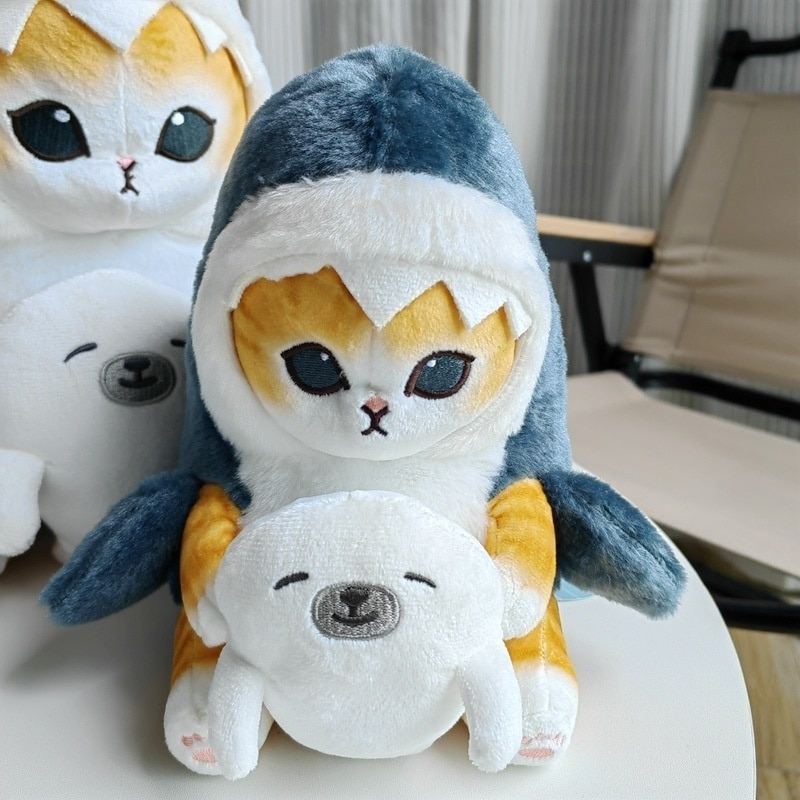 Cute Cat Shark Plush