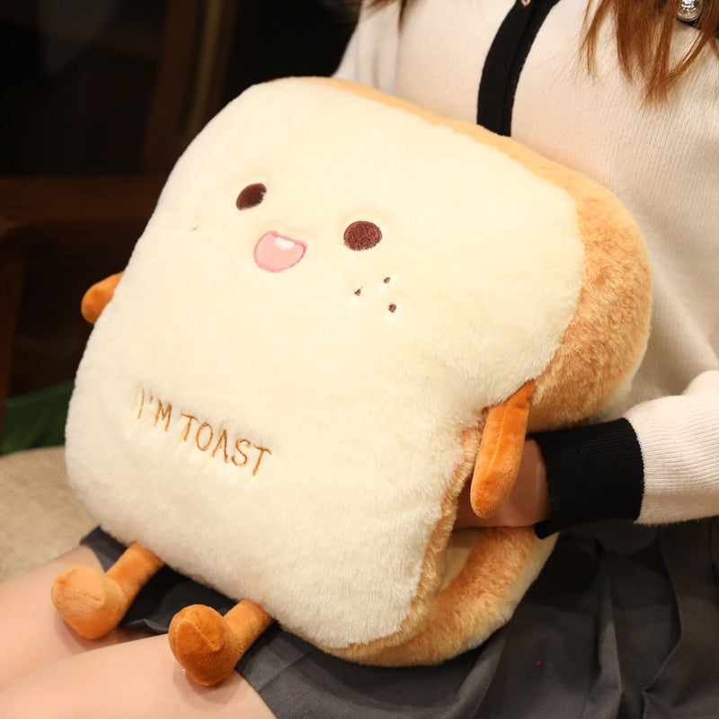 Toast Bread Hand Pillow