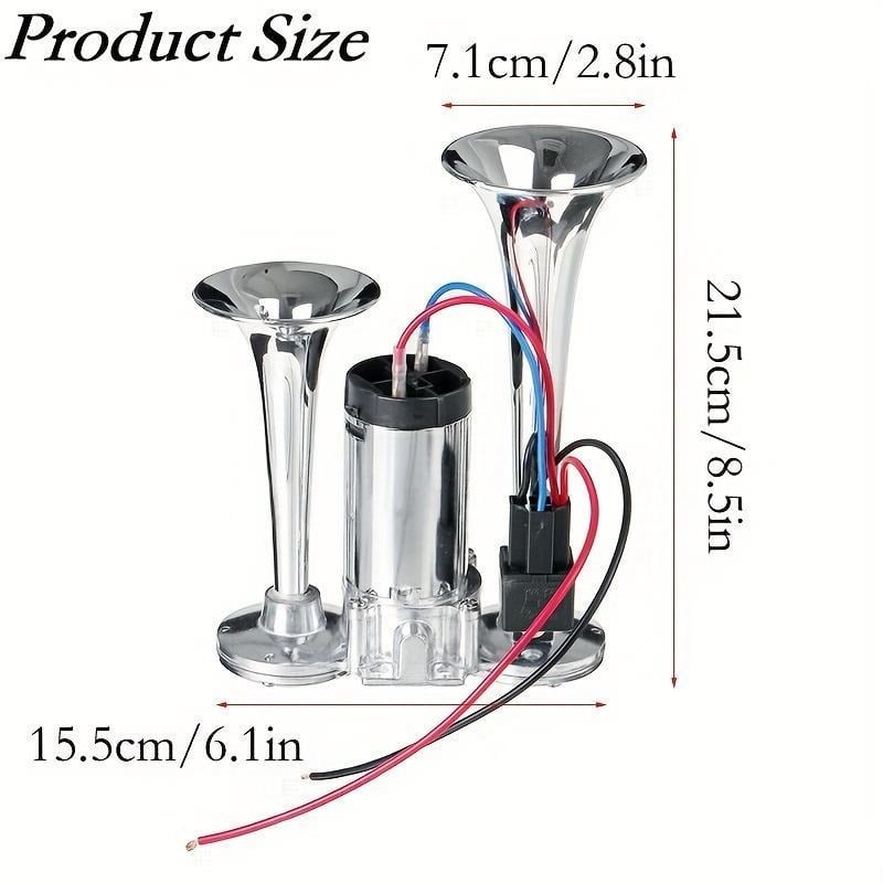 Horn Kit with Air Compressor