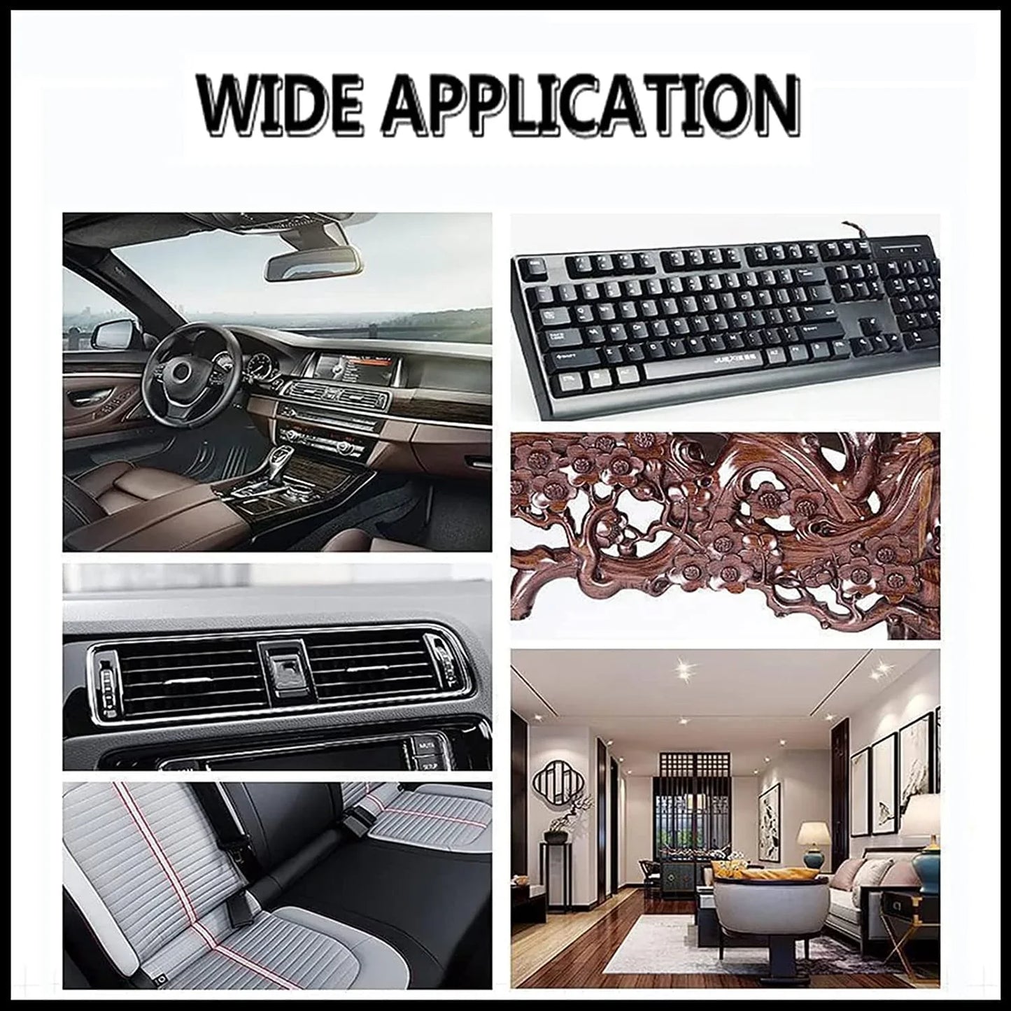 đ„Exclusive Logo CustomizationđCar Interior Cleaning Multi-Tool Brush(2PCS)