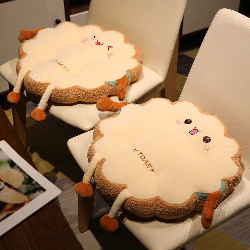 Toast Pillow Plush Toy
