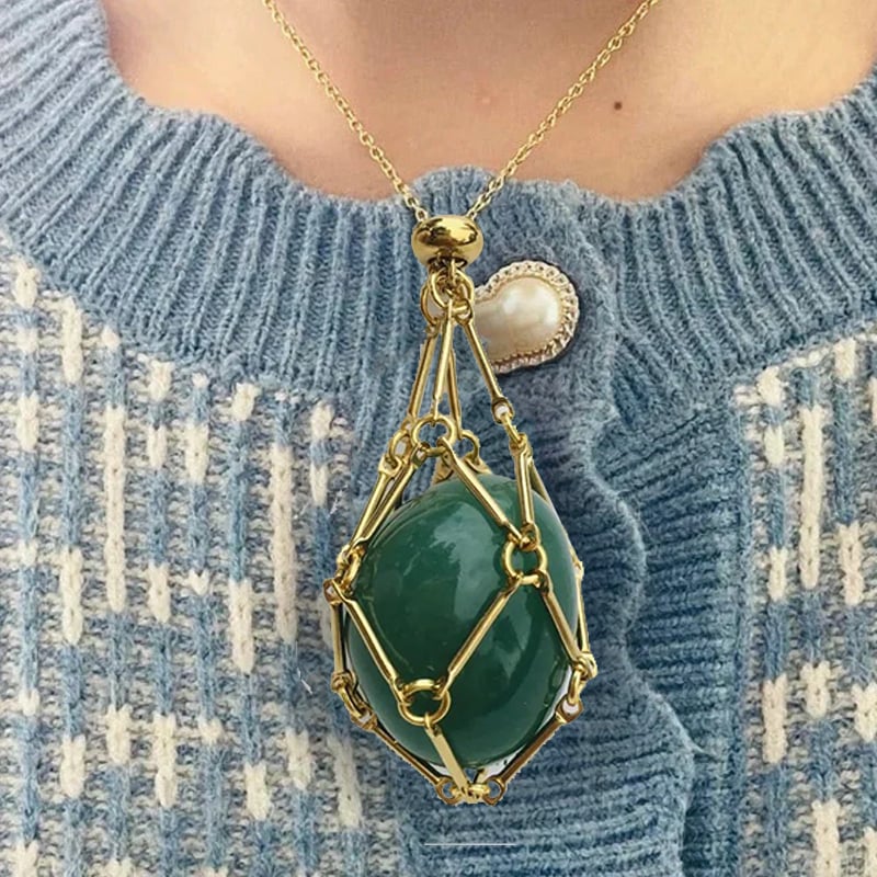 🔥49%OFF🔥 - New Crystal Stone Holder Necklace