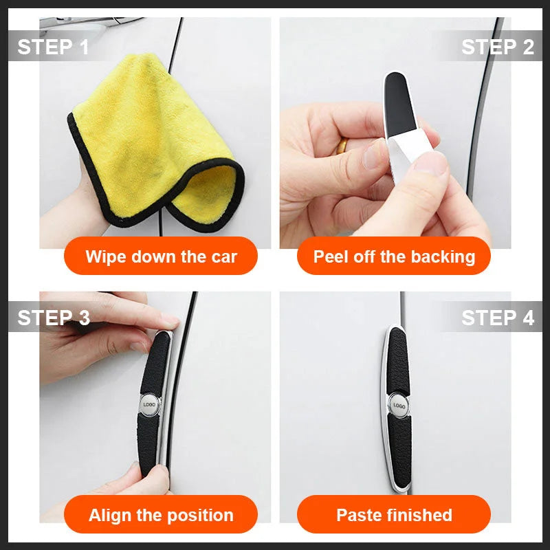 🛒4 pieces of door side anti-collision strips🚒