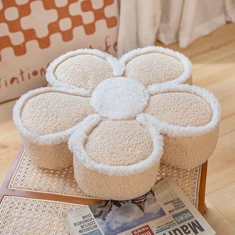 Stuffed Daisy Pillow