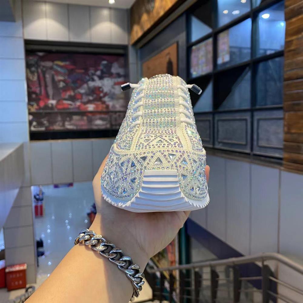 Diamond-encrusted Sneakers for Men - Buy two and get free shipping!