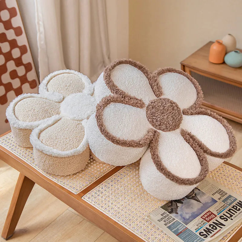 Stuffed Daisy Pillow