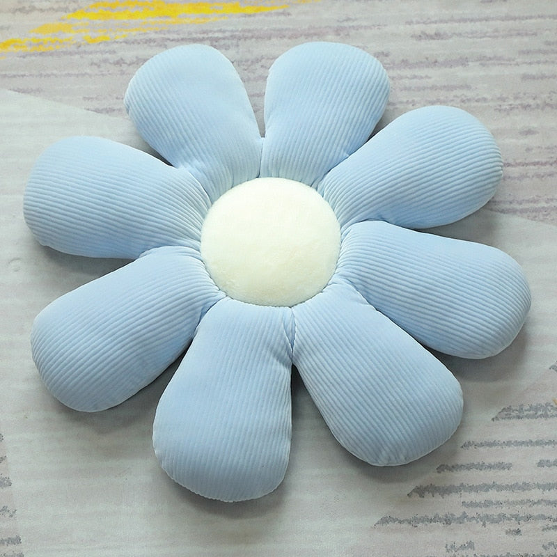 Stuffed Six Petal Flower Cushion