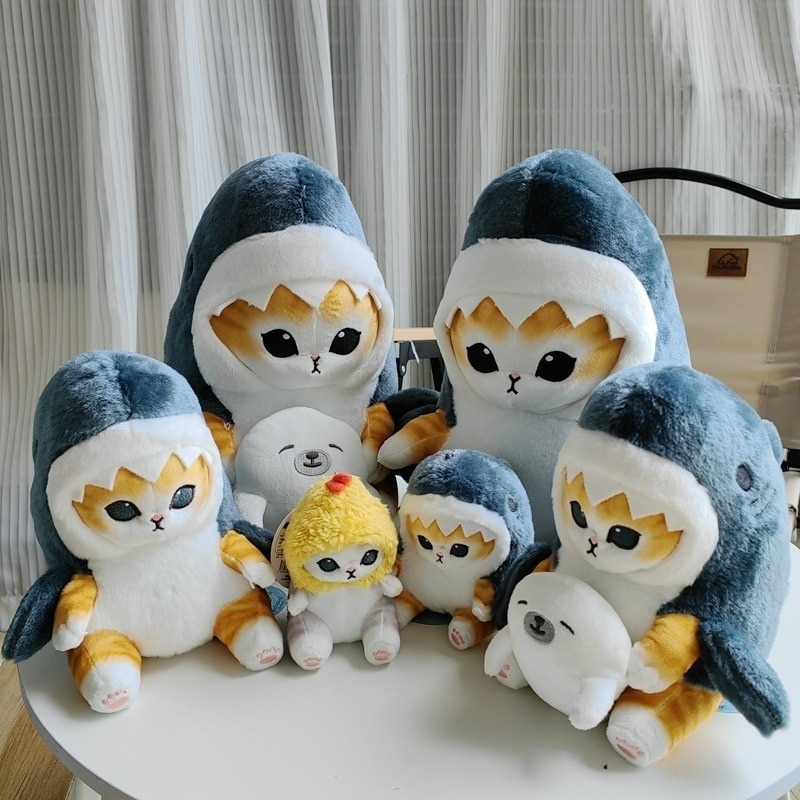 Cute Cat Shark Plush