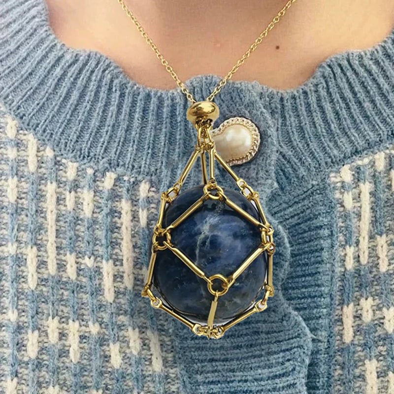 🔥49%OFF🔥 - New Crystal Stone Holder Necklace