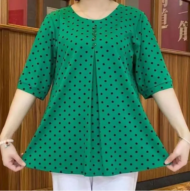 🔥Hot Sale - 49% OFF💝New Polka Dot Print Shirt