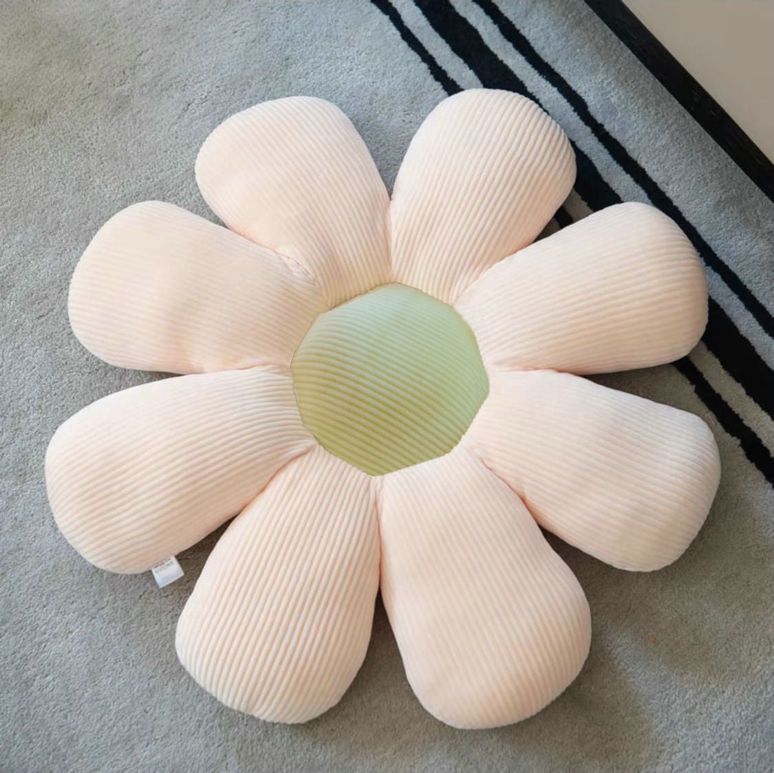 Stuffed Six Petal Flower Cushion