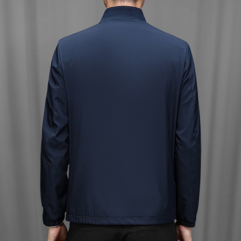 ✨Men's Standing Collar Zipper Casual Jacket