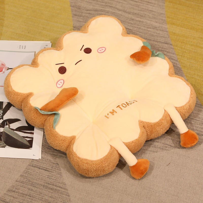 Toast Pillow Plush Toy