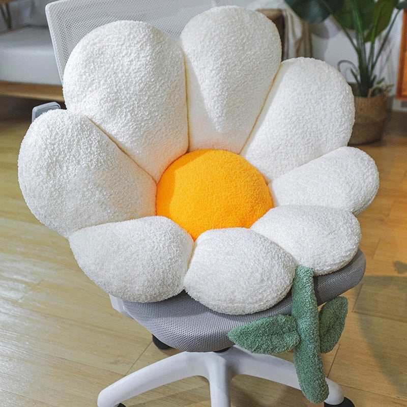 Floral Plush Cushion