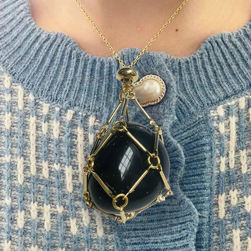 🔥49%OFF🔥 - New Crystal Stone Holder Necklace