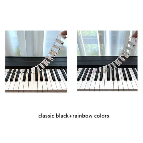 Best Gift - Removable Piano Keyboard Note Labels