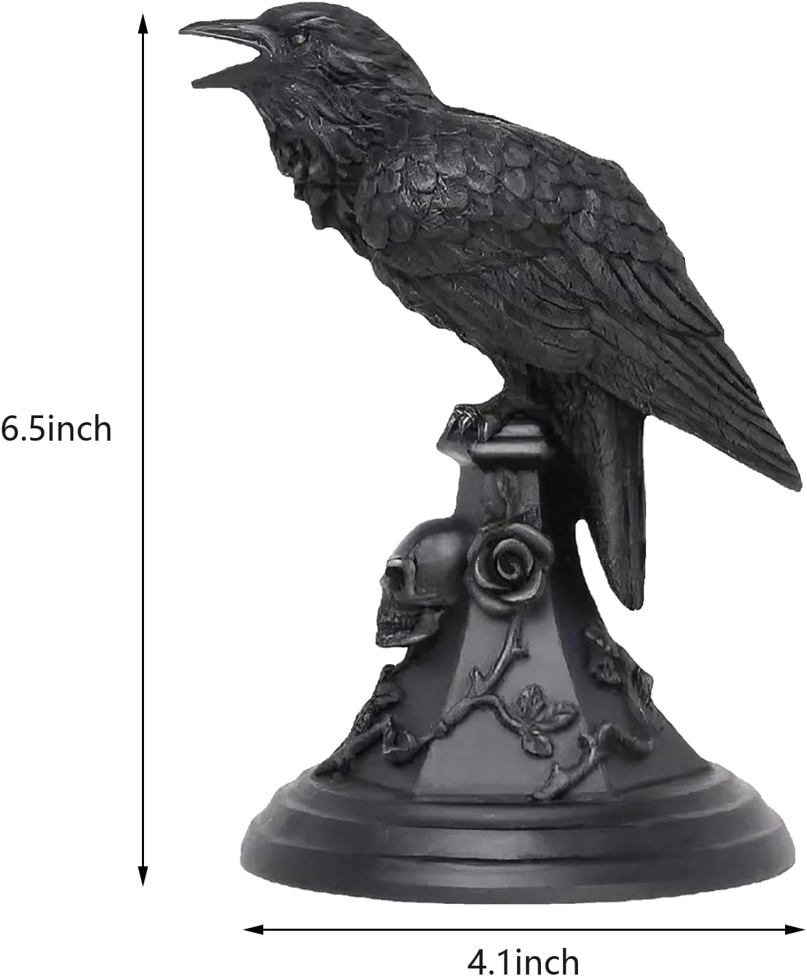 🔥Halloween Hot Sale - Gothic Style Resin Candlestick Figurines