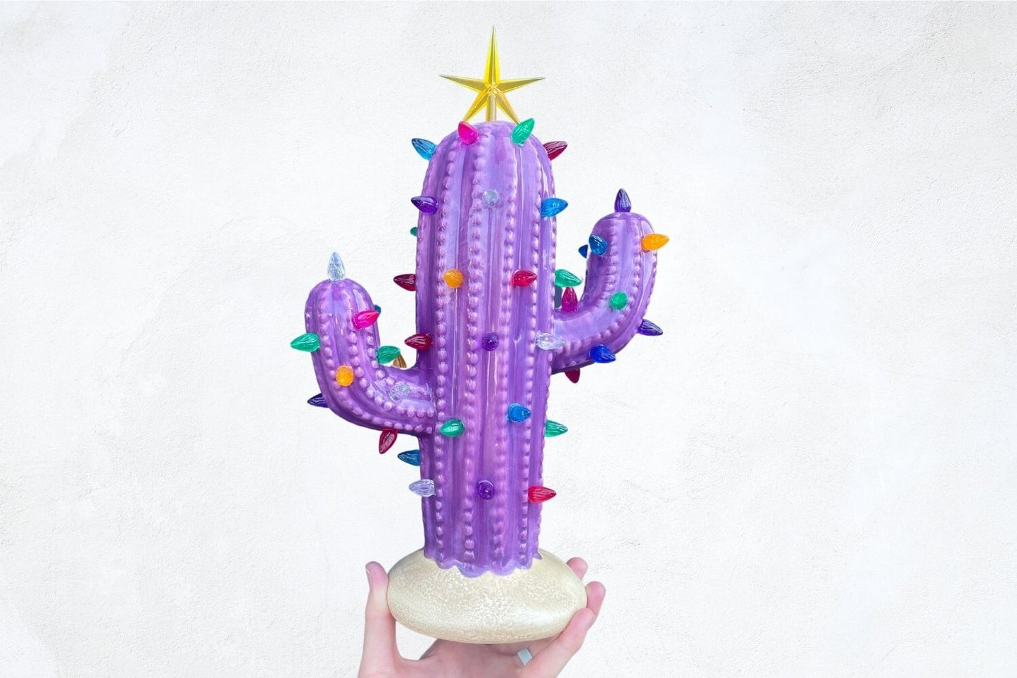 Vintage Christmas Luminous Cactus